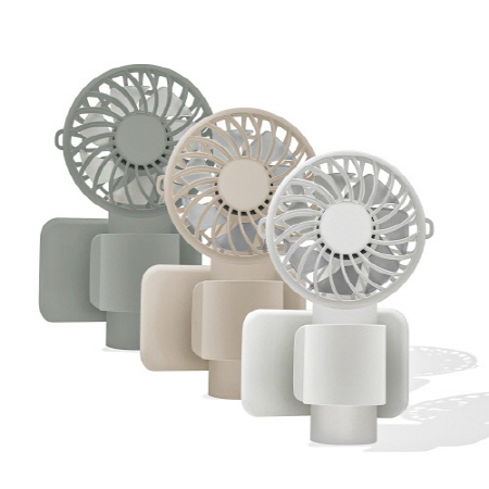 화이트 3단 풍력조절 휴대용 핸디 USB 미니선풍기