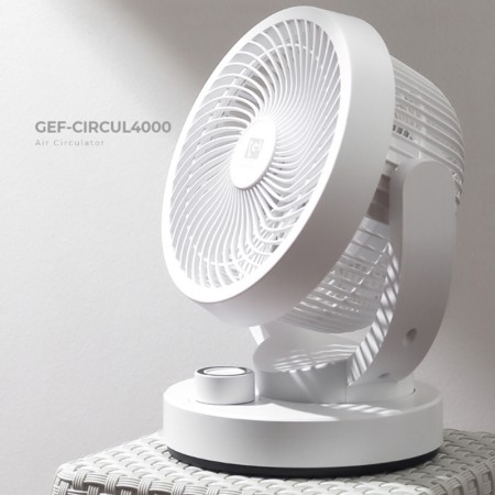 화이트 휴대용 미니 무선 USB 충전 선풍기