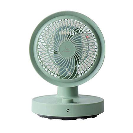 그린 레트로 스탠드 충전식 휴대용 데스크 선풍기 그린 레트로 스탠드 충전식 휴대용 데스크 선풍기