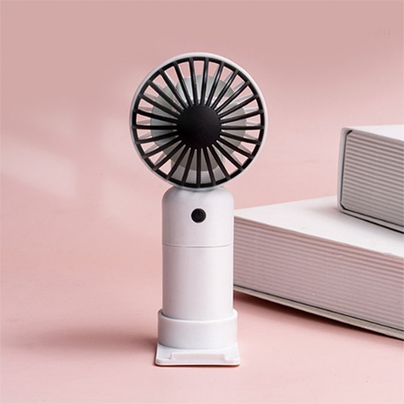블루 USB충전 휴대용 핸디 미니선풍기
