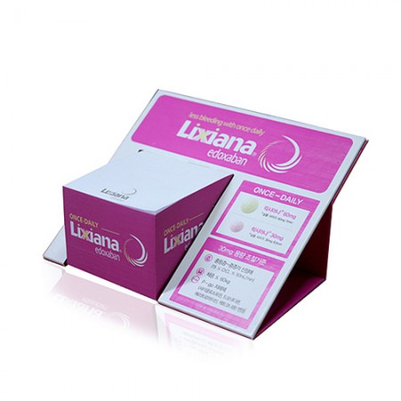 리자나 테이블 팝업 스탠드형 홍보용 메모지