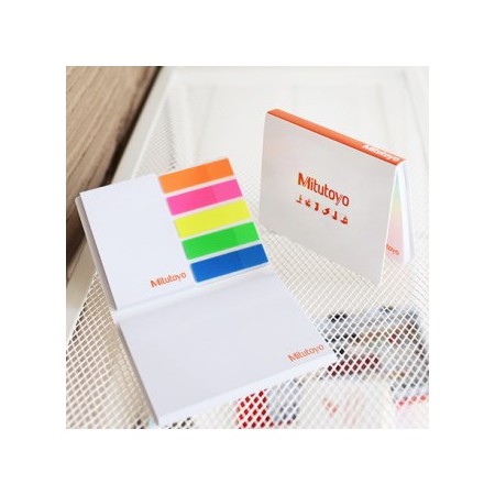 컬러 인덱스 투명 접착 메모 포스트잇 스티커 노트