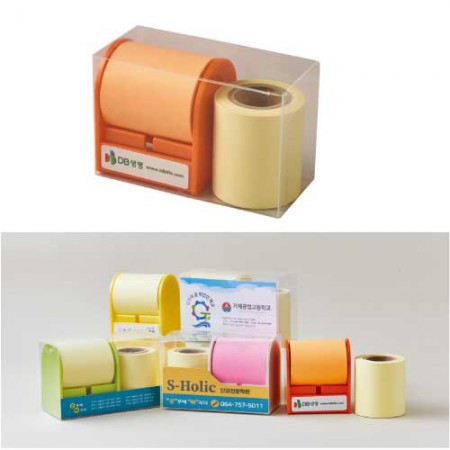 포스트잇 롤타입 디스펜서 점착 메모지 다이컷 노트