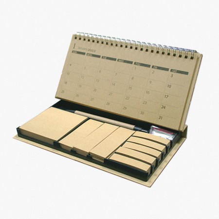 크래프트 사출형 8P 캘린더 220x85mm 멀티 인쇄 사무용품