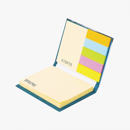 하드양장 컬러 포스트잇 일반형 메모패드 7P 105x80mm