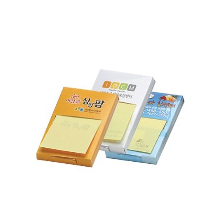 지그재그 디자인 접착식 컬러 포스트잇 메모지