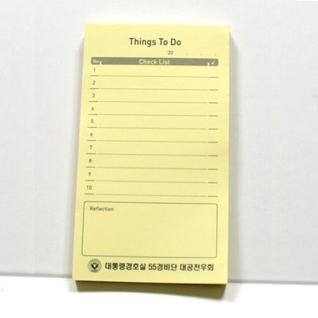 메모형 점착식 접착 70x150mm 파스텔 컬러 메모지