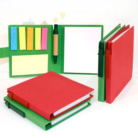 사각 볼펜 메모함 다기능 접이식 스티커 수첩 사각 볼펜 메모함 다기능 접이식 스티커 수첩