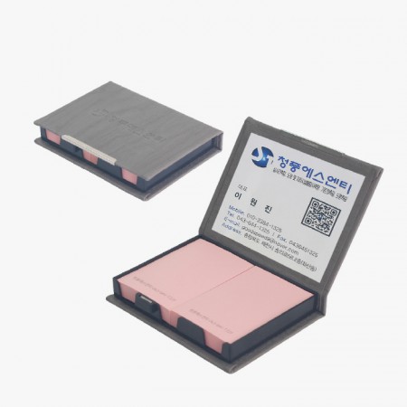 시흥 자성형 PU 하드커버 2P5 메모패드 스티키노트