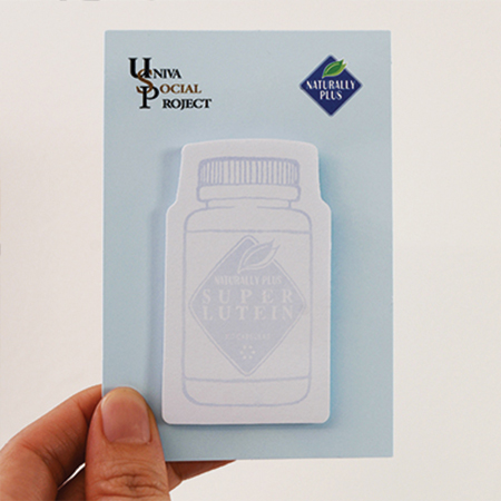 블루디어리 일반형 4매 메모지 스티커 패드 세트