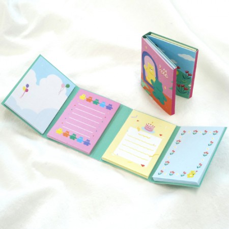 갤럭시 다이어리 4장입 접착식 컬러풀 캐릭터 메모지 갤럭시 다이어리 4장입 접착식 컬러풀 캐릭터 메모지