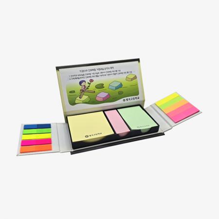 낙개형 접착식 컬러 인덱스 메모롱 100매