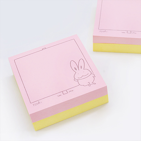 프리미엄 컬러풀 파스텔 정사각 포스트잇 메모지 세트