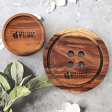 원형 우드 아카시아 나무 명품 친환경 냄비받침 원형 우드 아카시아 나무 명품 친환경 냄비받침