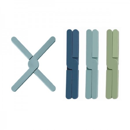 실버 스테인리스 스틸 접이식 휴대용 삼각 냄비받침 실버 스테인리스 스틸 접이식 휴대용 삼각 냄비받침