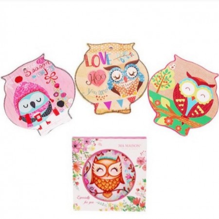 부엉이 냄비받침 도자기 주방용품 실용형 예쁜 디자인 부엉이 냄비받침 도자기 주방용품 실용형 예쁜 디자인