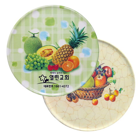 원형 다양한 디자인 오일 천연펄프 주방용 냄비받침