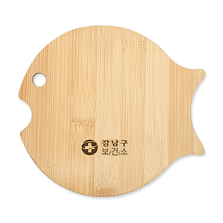 대나무 원형 물고기 모양 천연소재 친환경 주방 냄비받침