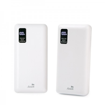 액센 NEW B330 듀얼 30000mAh QC3.0 PD 22.5W 보조배터리제작 액센 NEW B330 듀얼 30000mAh QC3.0 PD 22.5W 보조배터리제작