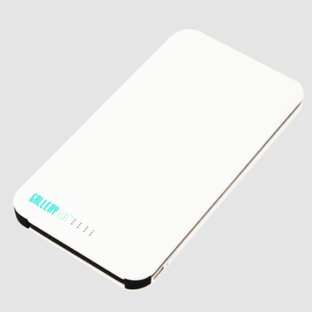 갤러리 플랫 10000mah 보조배터리주문제작 인쇄