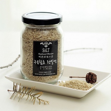 프리미엄 천연 바다소금 건강 미네랄 선물용 유리병 세트