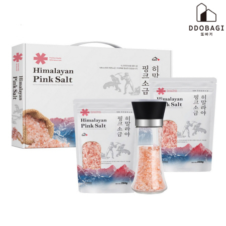히말라야 핑크 솔트 천연 암염 프리미엄 고급형 요리용 소금