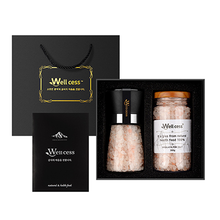 프리미엄 화이트 2종 세트 실버캡 휴대용 고급 소금 프리미엄 화이트 2종 세트 실버캡 휴대용 고급 소금