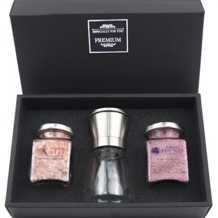 핑크 화이트 천연 소형 휴대용 미네랄 바다 소금