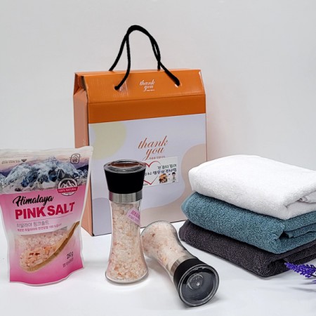 화이트 천일염 프리미엄 미네랄 구운소금 선물세트