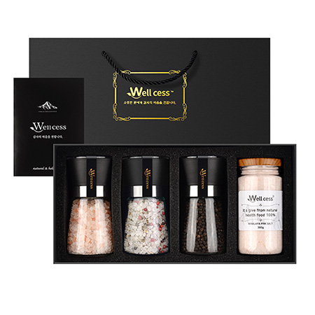 화이트 천연 미네랄 암염 히말라야 핑크 소금