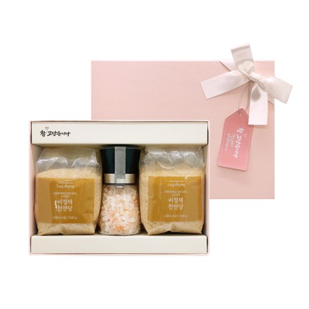 화이트 포장 천연 국내산 프리미엄 소금 선물세트 화이트 포장 천연 국내산 프리미엄 소금 선물세트