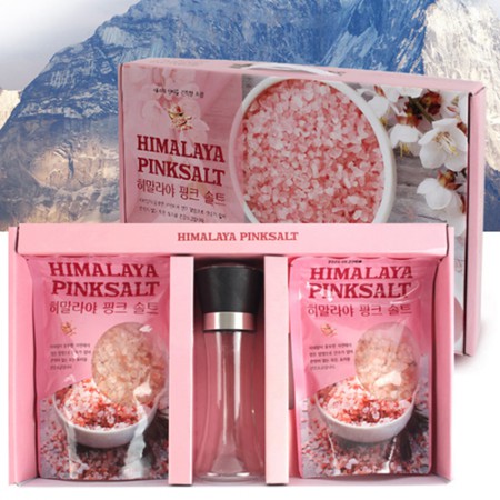 히말라야 천연 핑크 솔트 요리용 암염 선물세트