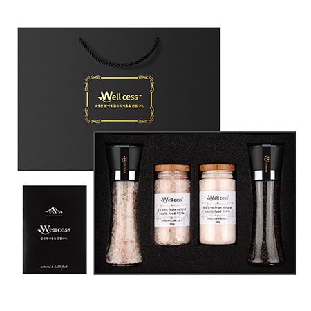 고급 천연 핑크 암염 미니 선물세트용 화이트 소금 고급 천연 핑크 암염 미니 선물세트용 화이트 소금