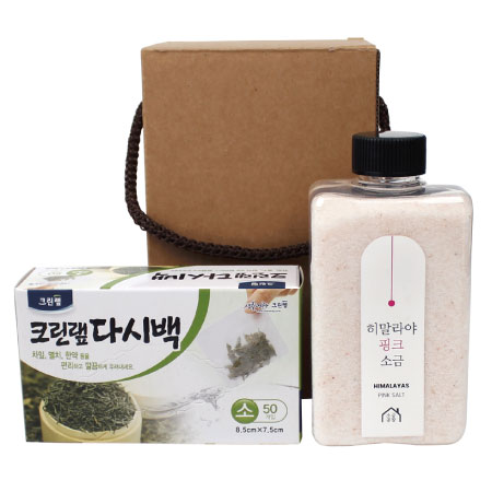 미역다시마 소금 선물세트 천연 조미료 패키지 320g
