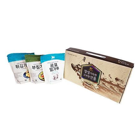 프리미엄 위징가루 포장거컵 혼합 소금 3종 선물세트