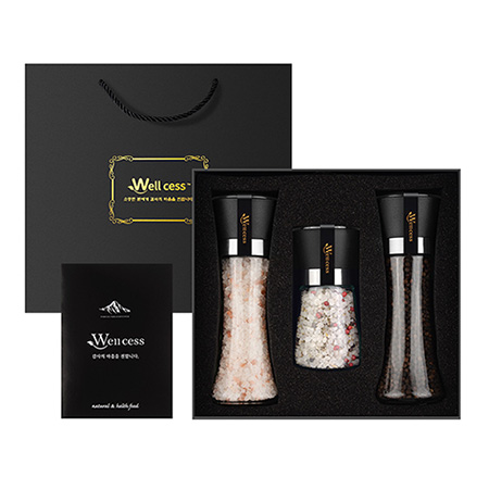 블랙 프리미엄 천일염 미네랄 선물세트