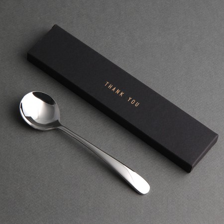 스테인리스 실버 휴대용 스푼 세트 포장