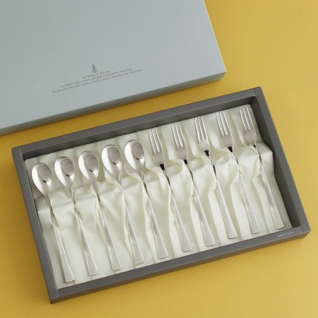 실버 10인용 스테인리스 휴대용 포장형 수저세트