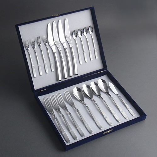 프리미엄 스테인리스 12P 포크 스푼 세트 케이스형