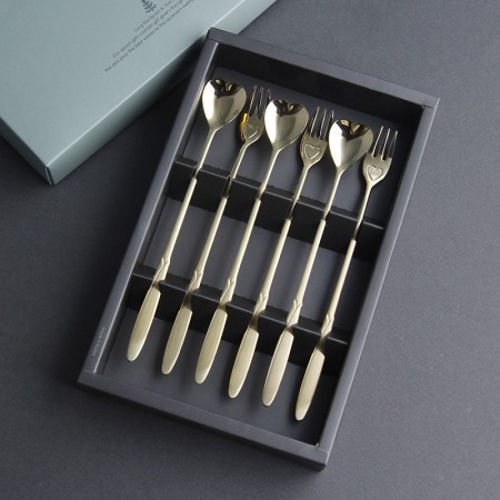 고급 스테인리스 8피스 숟가락 포크 세트