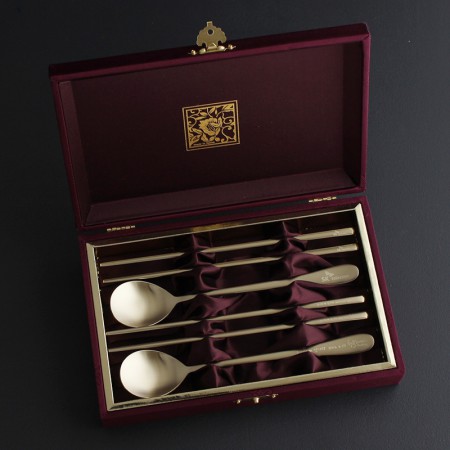 고급 원목 스테인리스 수저세트 선물용 박스세트