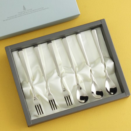 실버 10피스 스테인리스 휴대용 커플 커트러리 선물세트 실버 10피스 스테인리스 휴대용 커플 커트러리 선물세트