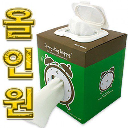 화이트 3겹 고급 천연펄프 휴대용 미니 포켓티슈