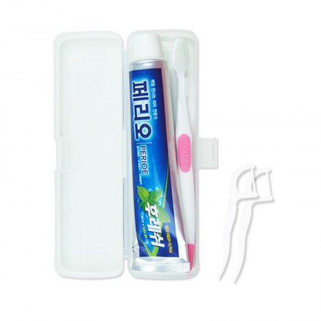 메리오 어린이 전용 블루 패키지 치약 칫솔 세트