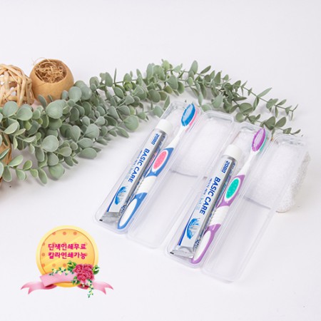 2080 화이트 블루 휴대용 칫솔치약 여행세트 2080 화이트 블루 휴대용 칫솔치약 여행세트