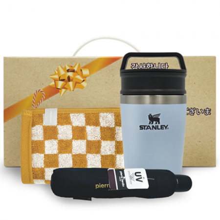 안심생활건강세트 35호 스탠리 텀블러 미니 머그컵+3단UV우산+체스핸드타올 판촉물 제작 안심생활건강세트 35호 스탠리 텀블러 미니 머그컵+3단UV우산+체스핸드타올 판촉물 제작