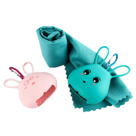 에코 실리콘 토끼 캐릭터 접이식 휴대용 다기능 볼