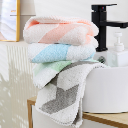 프리미엄 마블패턴 초극세사 다용도 수건 세트