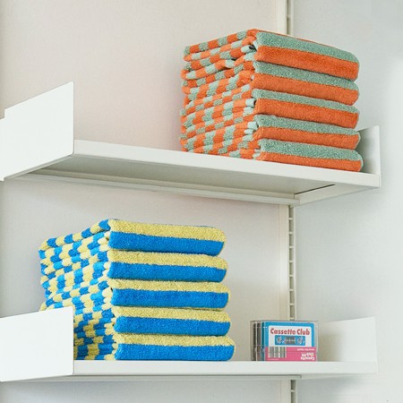 프레임 하이브리드 라인드 선염 죽섬유 면혼방 타월