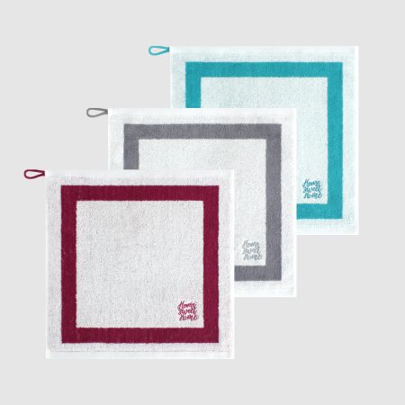 송월 스퀘어35 3색 면 100% 홀딩용 프리미엄 손수건